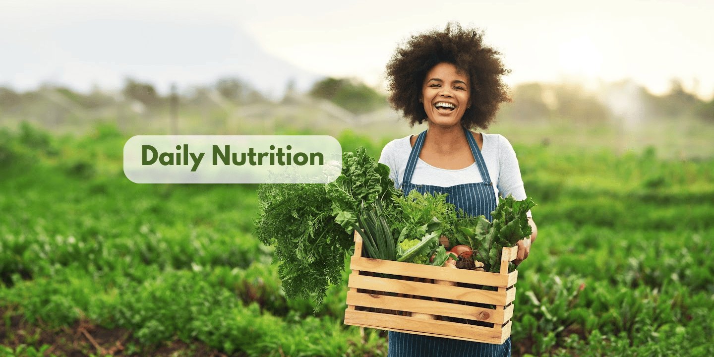 woman with a basket of produce