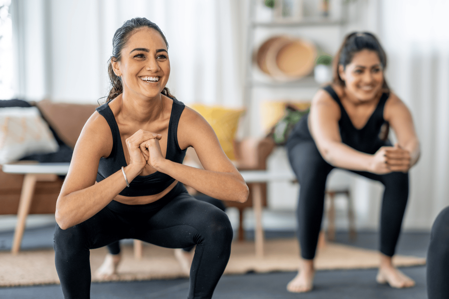 women exercising in a wellness class