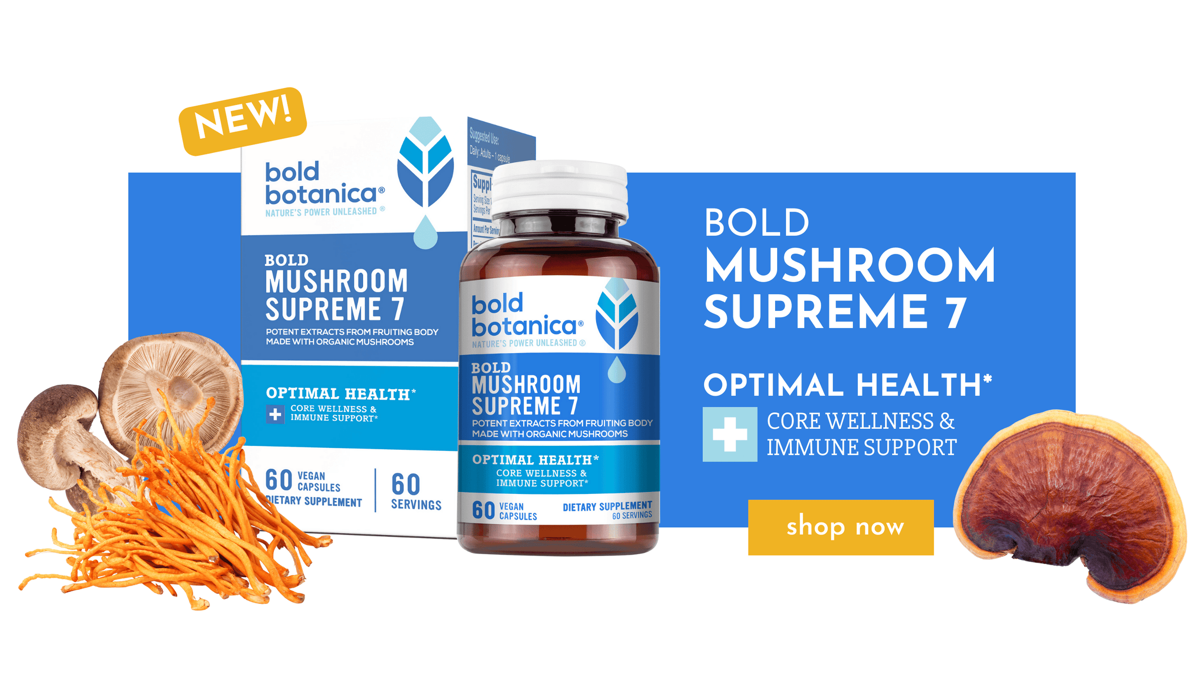 vegan organic mushroom 7 extract capsules