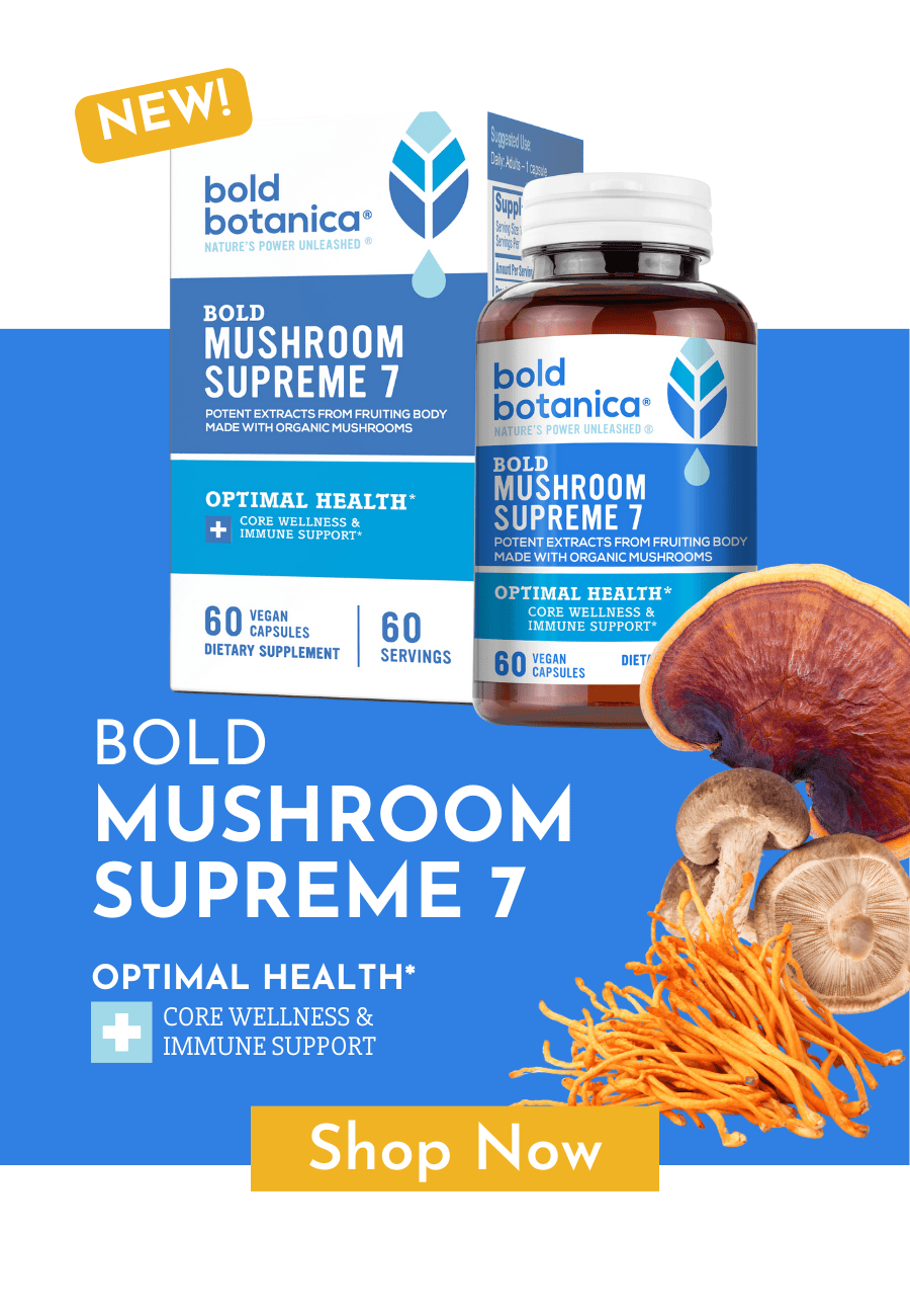 new vegan organic mushroom 7 extract capsules